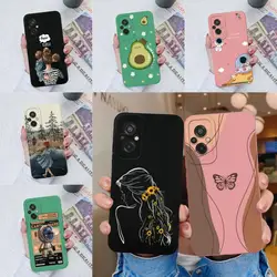 For Xiaomi Redmi 11 Prime 4G Case Pretty Butterfly Cartoon Matte Silicone Soft Shell For Redmi11 Prime 4G Ultrathin Back Cover