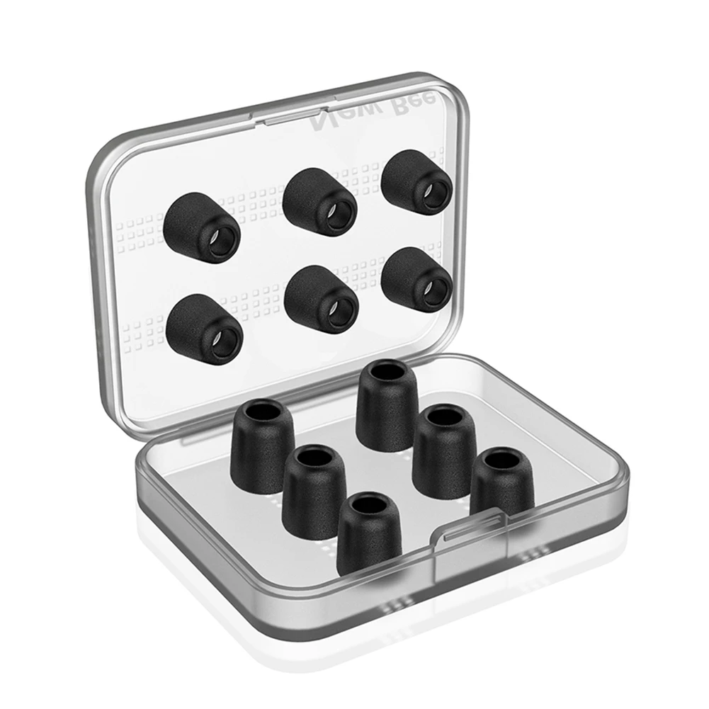 وسادات أذن متوافقة مع أطراف إسفنجية عازلة للضوضاء، وسادة معززة لتجربة الموسيقى، أغطية أذن مدمجة وخفيفة الوزن لسماعات الأذن