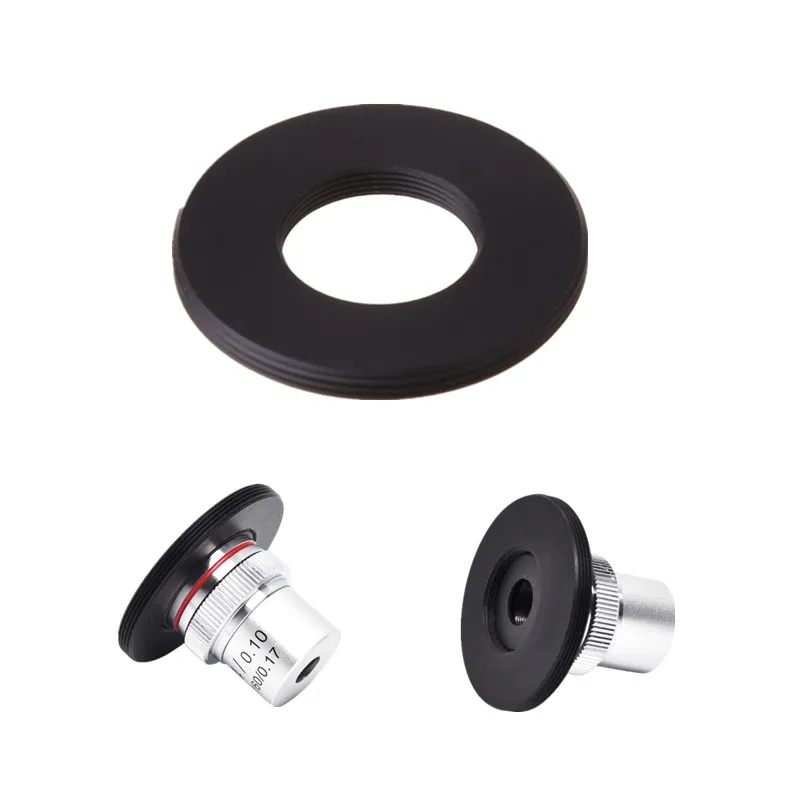 M42 to RMS Adapter Ring Microscope Objective RMS Thread to M42 for Micro Macro Photography M42x0.75 to Objective Lens