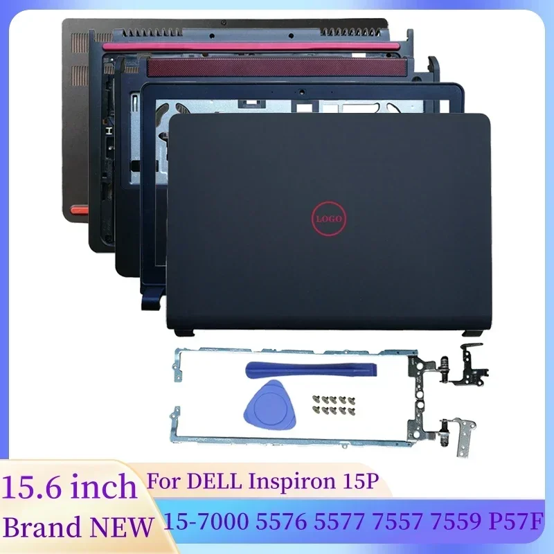 

For DELL Inspiron 15P 5576 5577 7557 7559 Notebook Screen LCD Back Cover/Front Bezel/Palmrest/Bottom Case NO Touch Accessories
