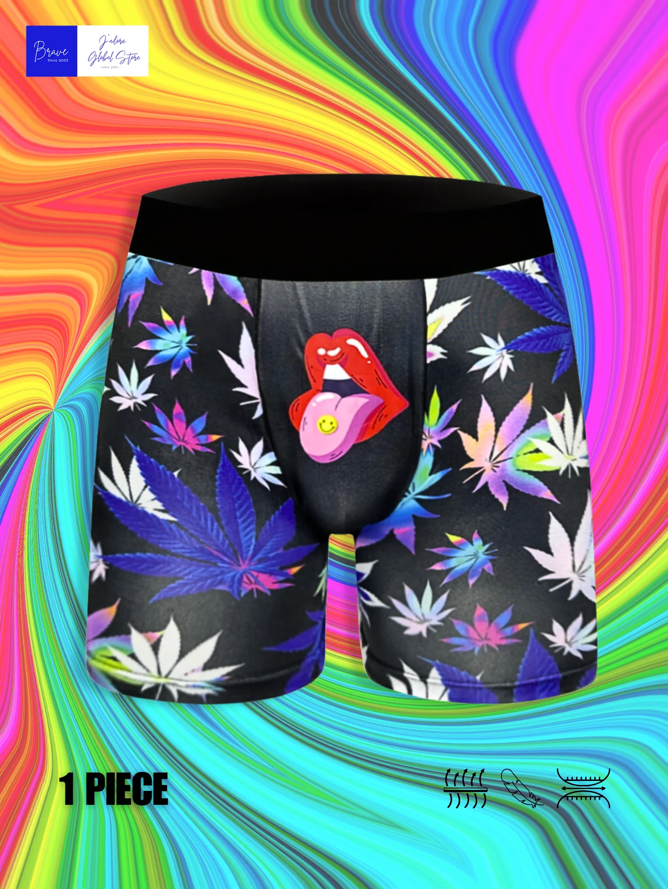 

Men Underwear Casual Sports Boxershorts Men Print Long Boxers Teenagers Parents Sexy Funny Underwear Fashionable Printed Shorts