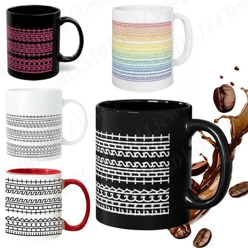 350 ml versteckte Schwören Nachricht Keramik Kaffeetassen lustige Nachricht Kaffeetasse moderne Tasse Trinkgeschirr Tassen und Tassen Freunde einzigartiges Geschenk
