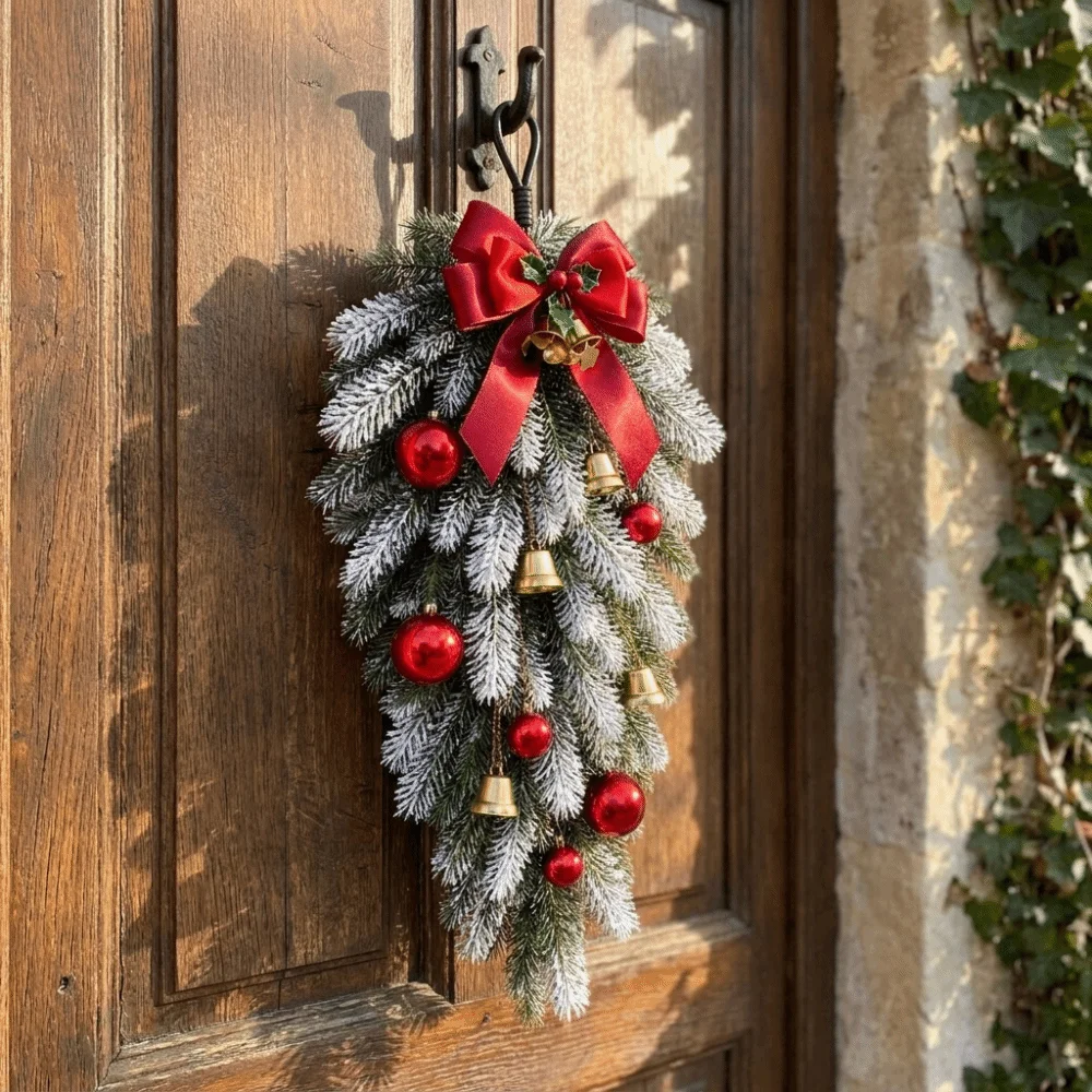 Artificial Christmas Decor Set - đánh giá và giá Christmas Wreath Fake