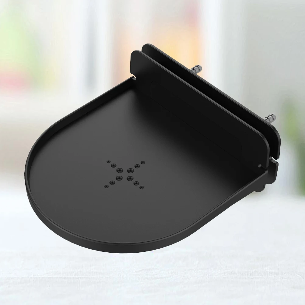 

Black Speaker Rack Stand Universal Wall Mount Speaker Brackets Plastic Holder Support Compatible with WIFI Router