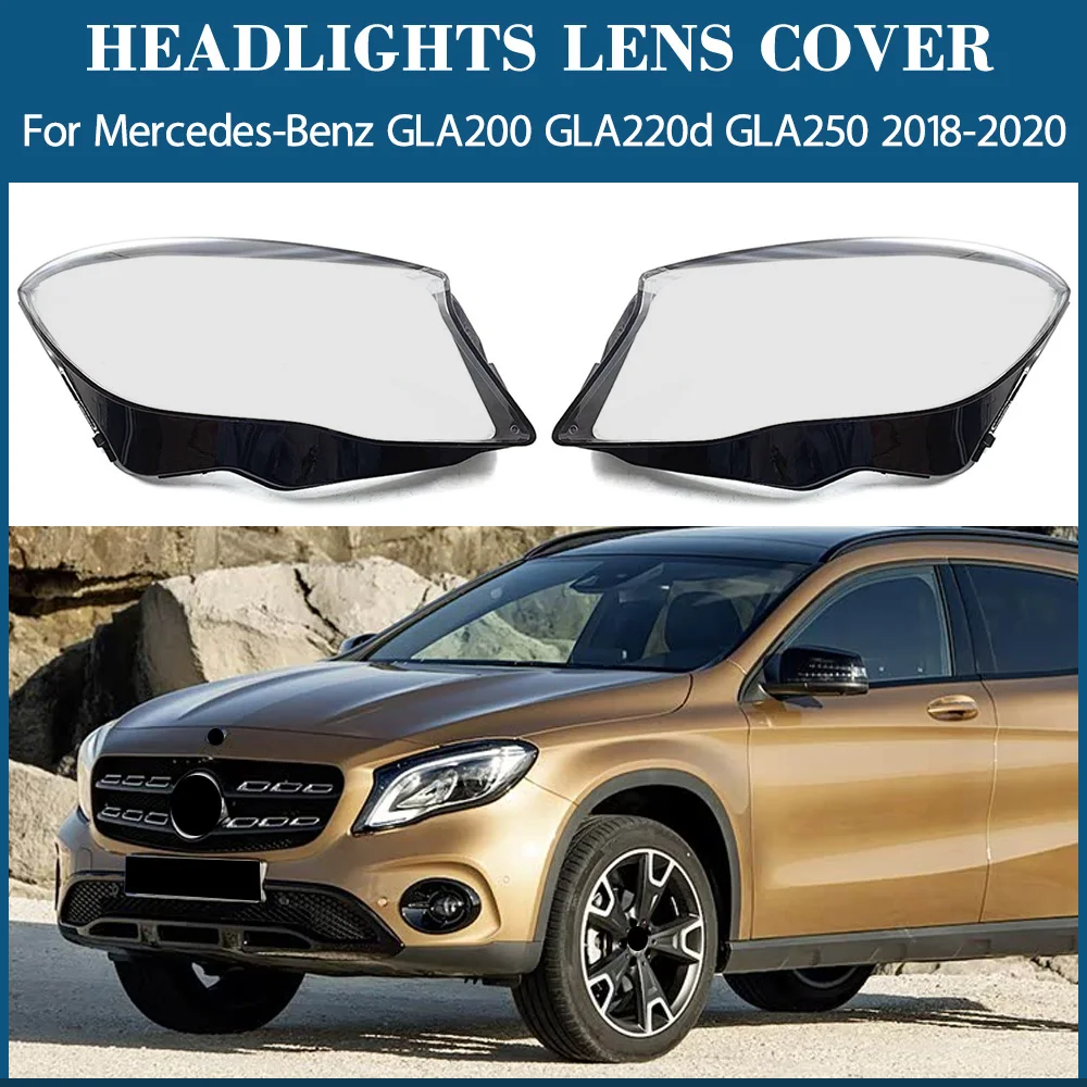 

Крышка фары, прозрачный корпус фары, абажур из плексигласа для Mercedes-Benz GLA200 GLA220d GLA250 2018 2019 2020