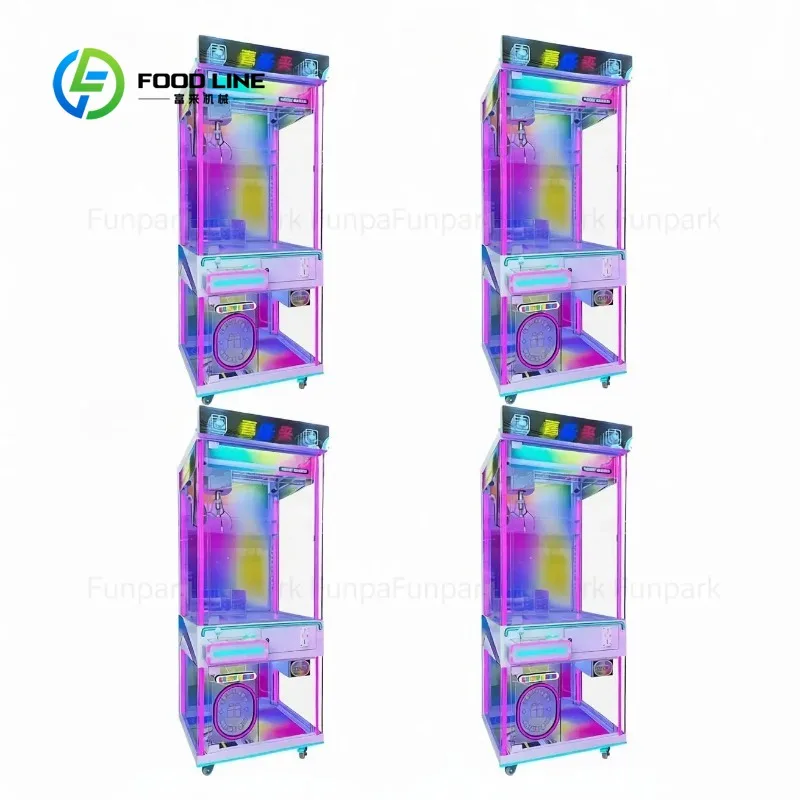 Customized Coin Operated Doll Claw Crane Machine for Kids Indoor Amusement Centers and Shopping Mall Entertainment