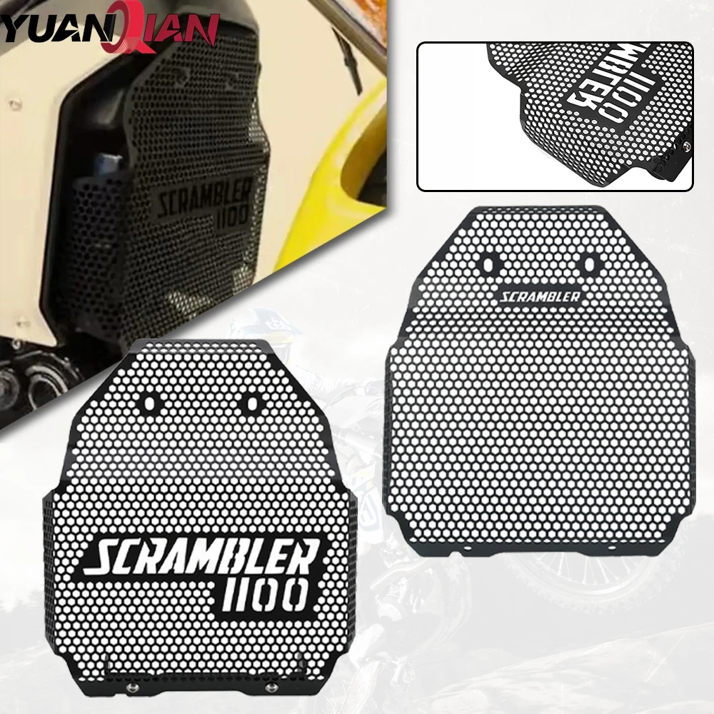 

2024 2023 для Ducati Scrambler 1100 Scrambler 1100 Sport, решетка радиатора, защитная крышка масляного радиатора 2022 2021 2020 2019 2018