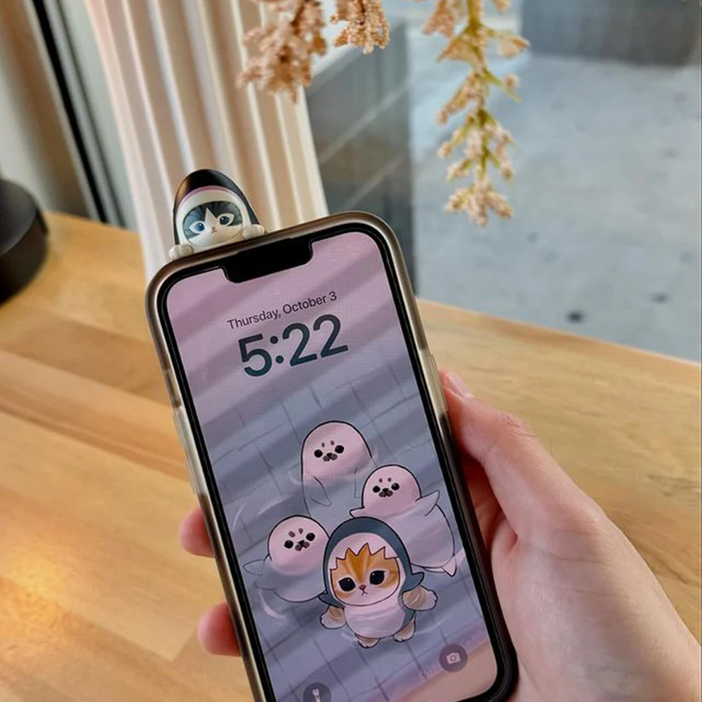 Hippers Mofusand دمية صندوق الغموض القطط لطيف صندوق أعمى القرش مواء كراب Flapjack الأخطبوط صندوق محظوظ لعبة هدية الكريسماس #3