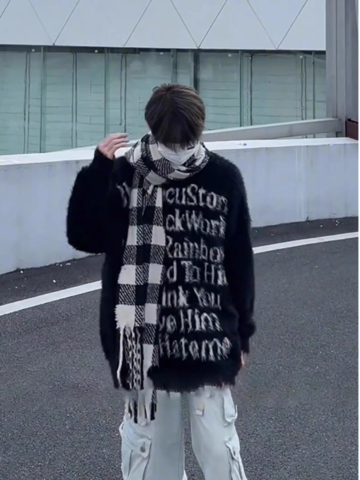 

Мягкий белый вязаный свитер-кардиган для мужчин, осенне-зимний, высококачественный, свободного кроя