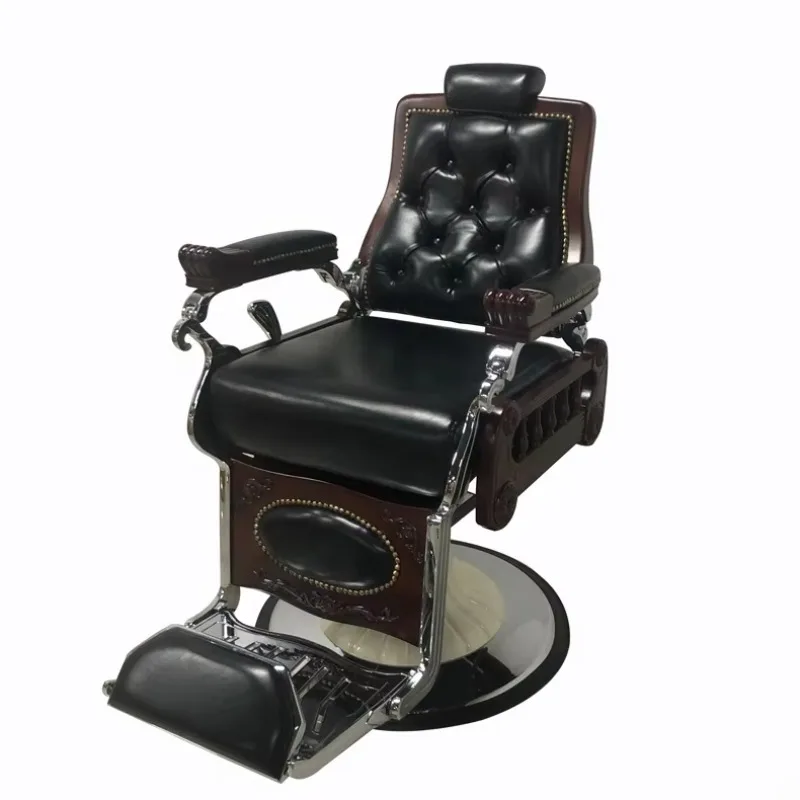 

Solid Wood Hair Cut Classic Barber Chair for the Hair Salon Barber Building Shop BC1002