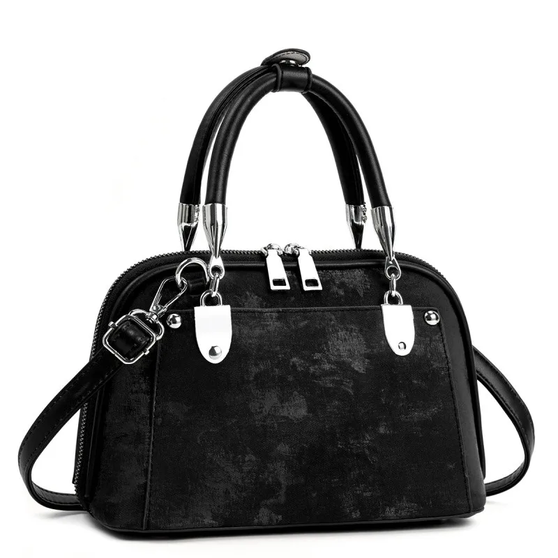 

Trendy Elegant Original Diaper Bag: Women's Crossbody Bag, Spacious Leather Handbag With Vintage Textured Finish And Paris Flair