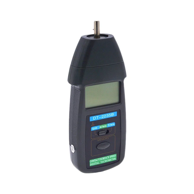 

Portable DT-2235B Measuring Range 0.5-1999RPM Digital RPM Tester Speed Gauge Meter Contact Tachometer