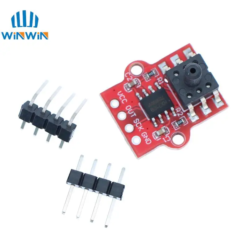 3.3-5V Digital Barometric Pressure Sensor Module Liquid Water Level Controller Board 0-40KPa Connect 2.5mm Soft Tube For Arduino