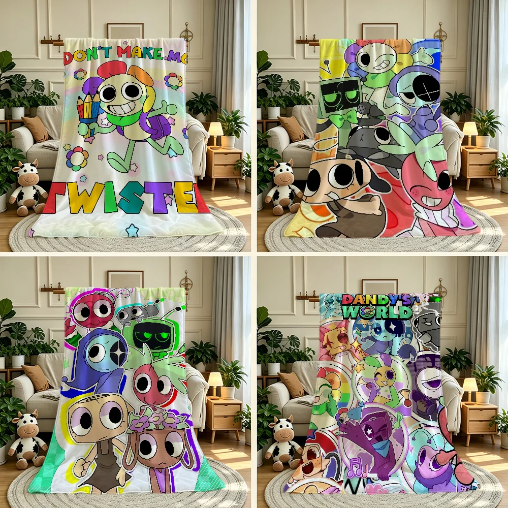 D-dandys Game W-world Blanket For Couch Sofa Travel Home Hiking Picni Bed Beding Flannel Blanket Birthday Gift