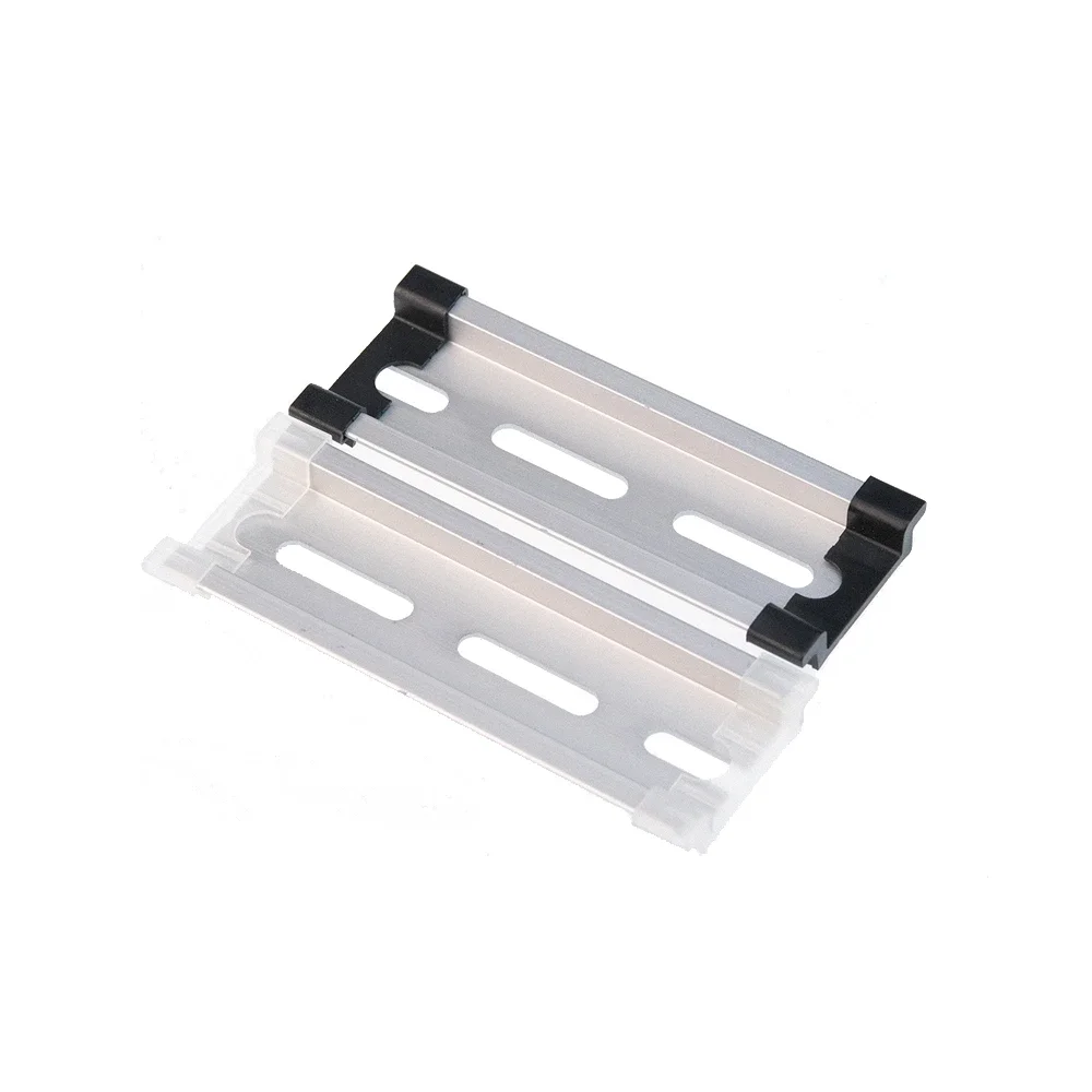 Embouts de protection pour rail DIN uniquement, noir transparent, rail DIN 35-birthday, épaisseur 7.5, 2 pièces NS