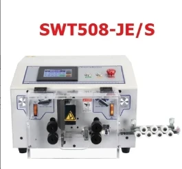 

220V 110V SWT508-JE2 Computer Automatic Wire Peeling Stripping Cutting Strip Machine 0.1-10mm2 AWG7-AWG28