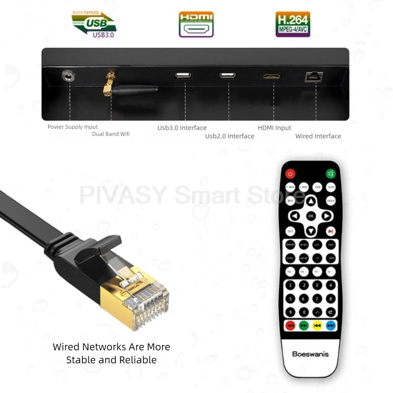 Wireless Casting LED 24 27 Inch Smart Screen TV Wall-mounted Monitor Relax for Bathroom Kitchen Mirror Black Waterproof Shower