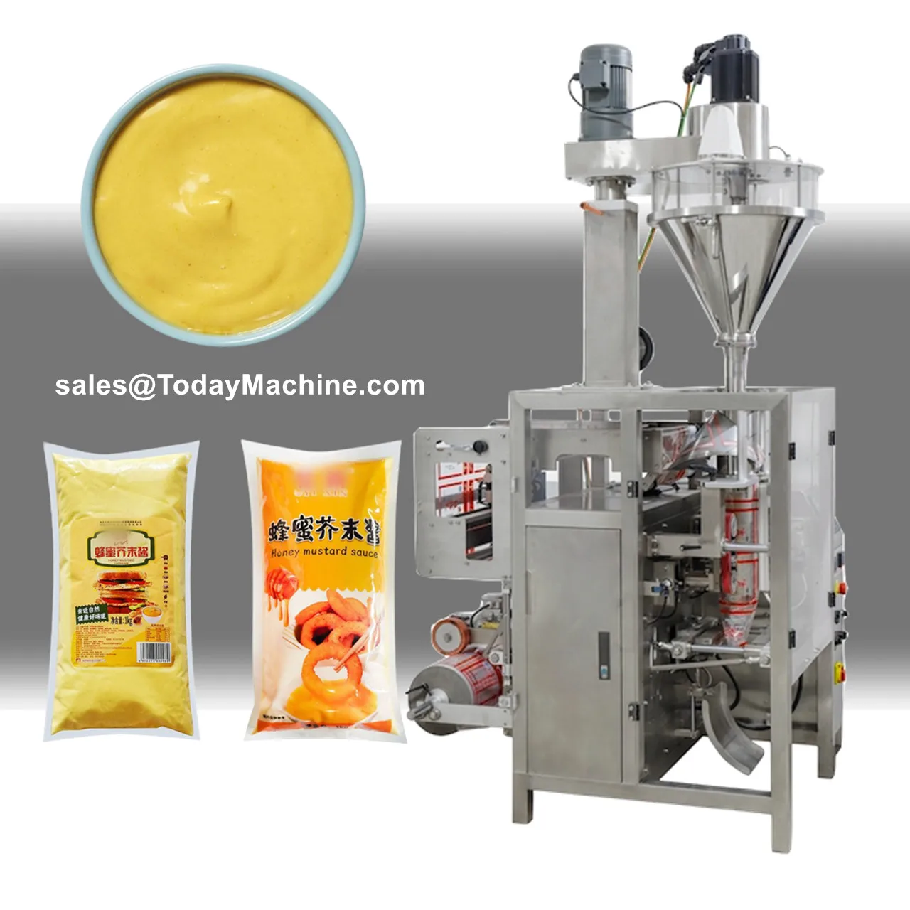 Automatic Collar Type Film Packing Machine for Sunflower Candy Food Granule