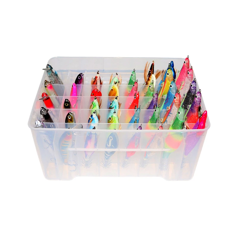 Wooden Shrimp Box 40 Boxes Can Be Put Lua Box Bait Box Bait Box Fishing Accessories Box Bait Box