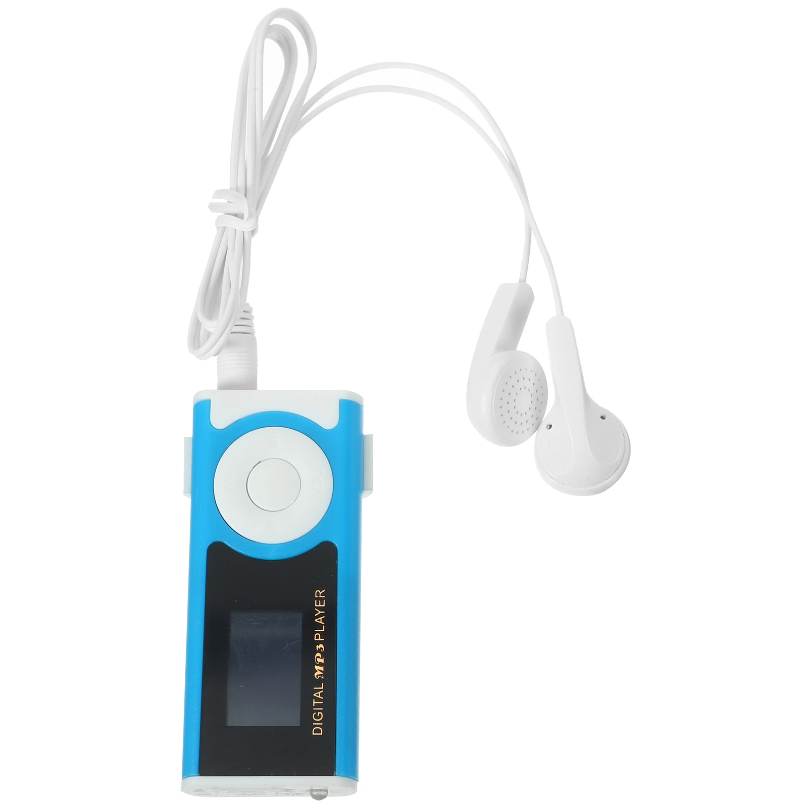 

Stylish Mini Mp3 Player Lcd Screen Hifi Stereo Super Bass Led Light Clip Portable For Color Usb Cable Included No