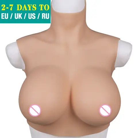 Dokier Silicone Breast Forms Fake Artificial Huge Boobs for Mastectomy Crossdresser Transvestite Sissy Drag Queen Cosplay Chest