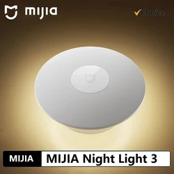 Original New MIJIA Night Light 3 Version Motion Sensor Adjustable Brightness Smart Human Light Sensor Night Lamp for Bedroom CN