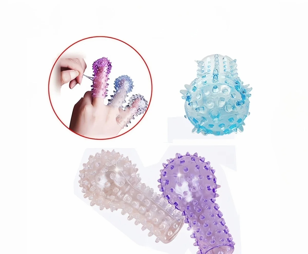 Soft Rubber Flirting Gloves for Women G-Spot Stimulator Barbed Clit sex toys for couples Female masturbation Adult sex products