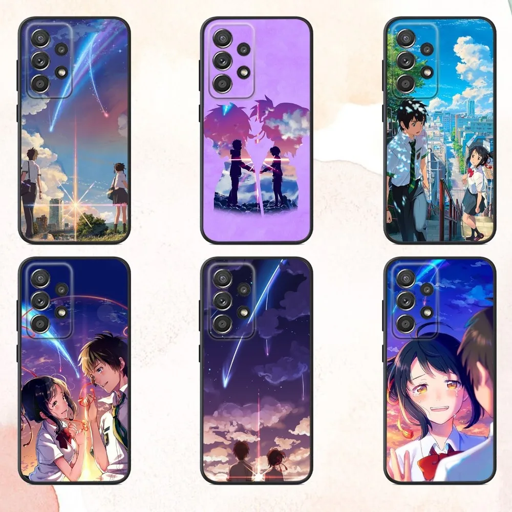 

Anime Your N-Name Phone Case For Samsung S25,S24,S21,S22,S23,S30,Ultra,S20,Plus,Fe,Lite,Note,10,9,5G Black Cover