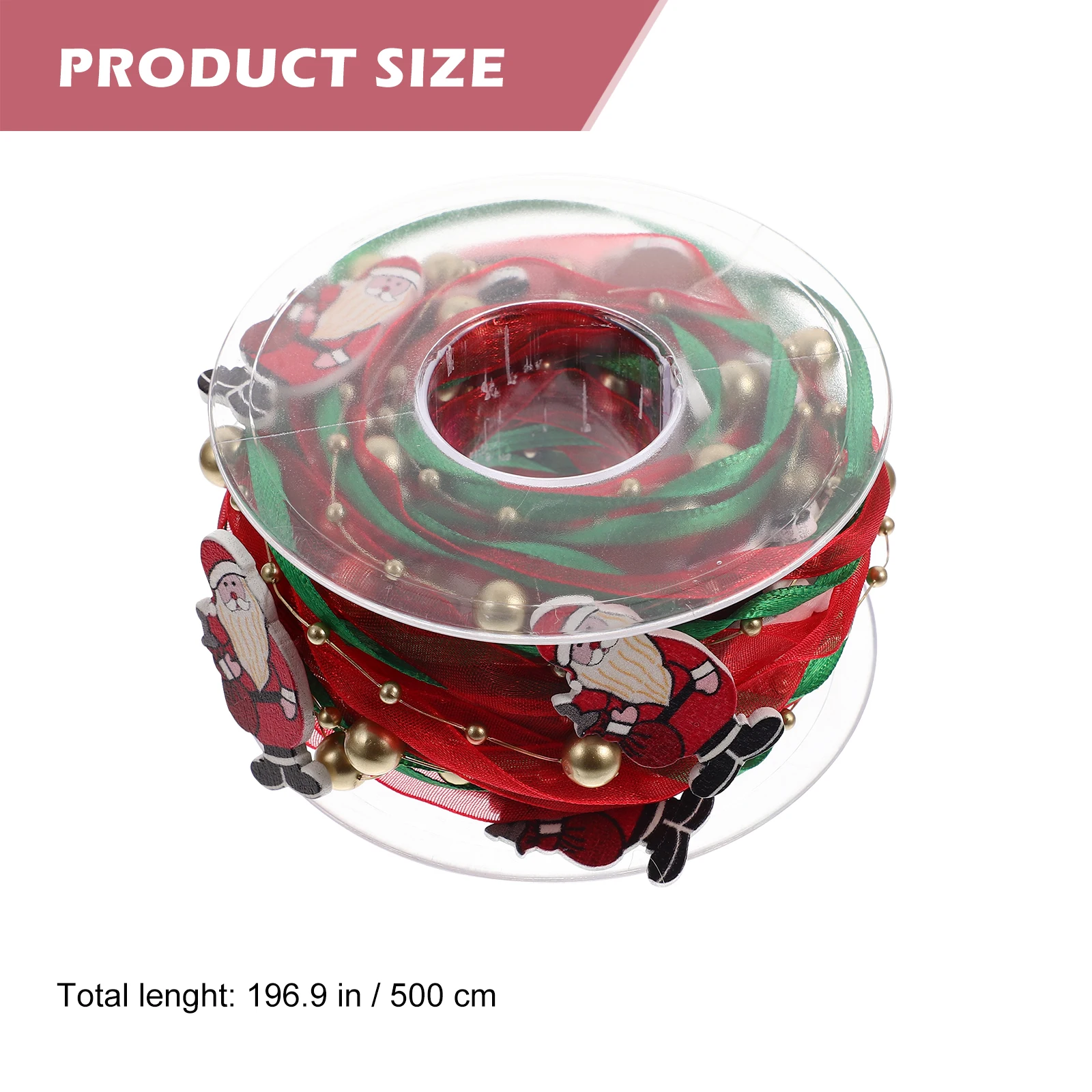 

Santa Claus Xmas Ribbon Durable Handmade Xmas Tree Ornament Party Gift Wrapping Ribbon Gift Wrapping Ribbons Party Supplies