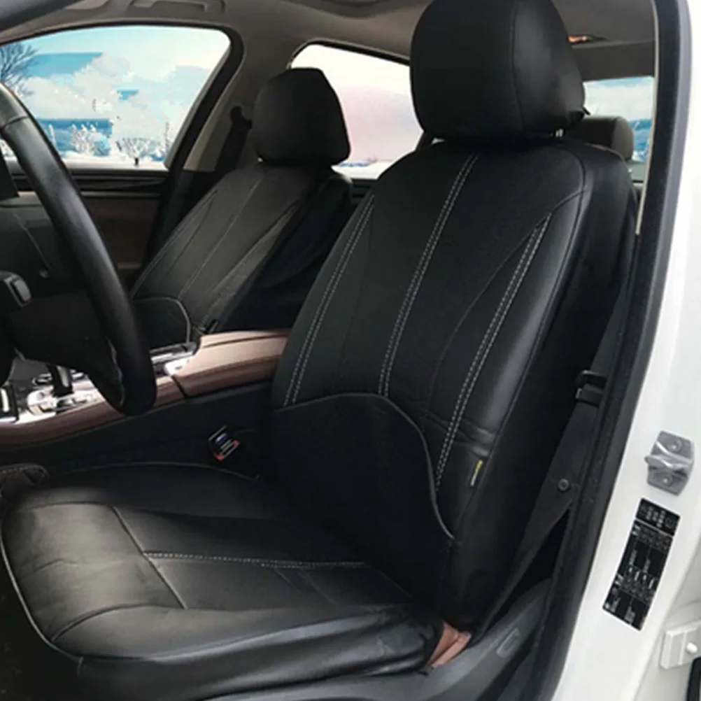 

9pcs Full Set Pu Car Seat Covers Front Rear Universal Split Bench Seat Cover For Auto Interior Detachable Headrest