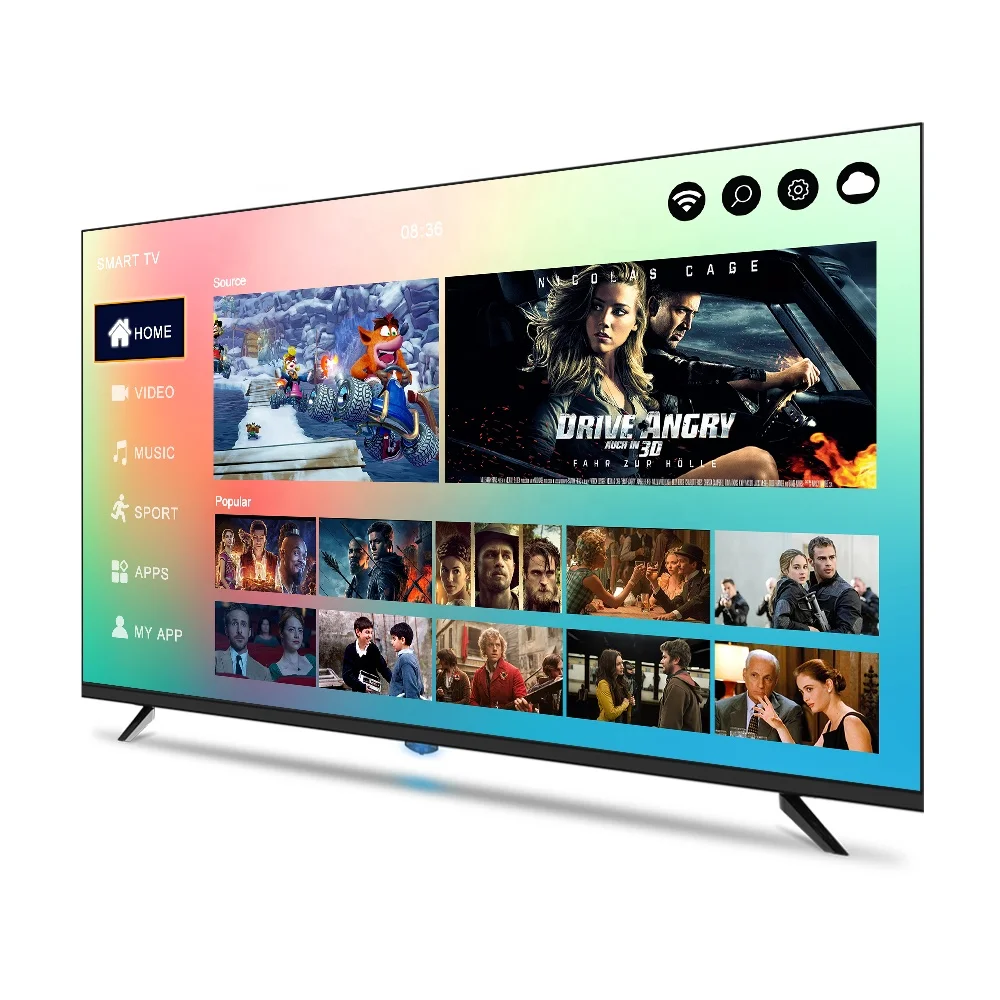 Wholesale Frameless Television 43 50 55 60 65 70 75 80 Inch Fhd Android Wifi 4k Ultra HD Qled Smart Mini LED Tvs