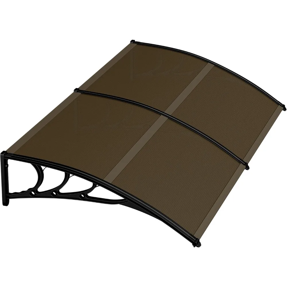

40 inch x 80 inch Window Awning Door Canopy Polycarbonate Cover Outdoor Front Door Patio Sun Shetter