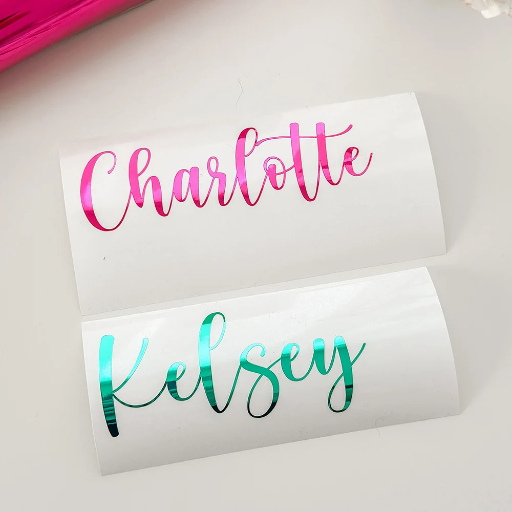 Personalized Name Viny Decals Stickers For Cup Wedding Gift Box Glass Water Bottle Sticker Birthday Party Decor Vinyl Labels