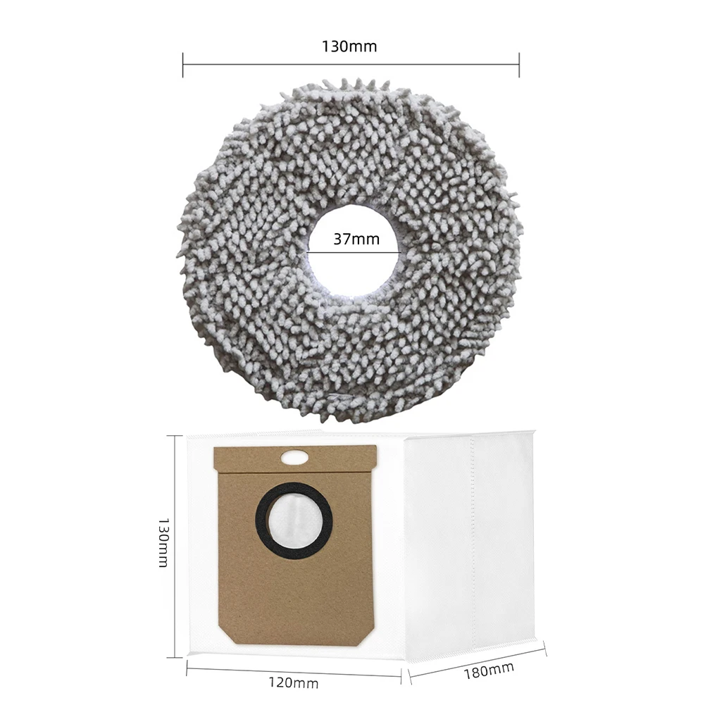 ممسحة القماش كيس لجميع الغبار فرشاة جانبية استبدال طقم قطع غيار ل Conga 20090 Pro لإنفينيتي قطع الصابون و SPA جهاز آلي لتنظيف الأتربة أجزاء #5