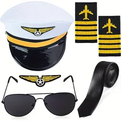 PESENAR Pilot clothing set aviation pilot captain pilot hat  shoulder badge badge  tie accessory