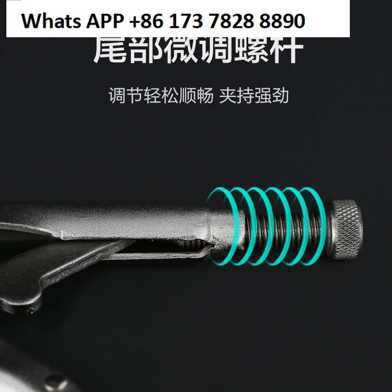 Flat mouth multi-function fixed fast 10 inch welding forceps, manual pressure forceps