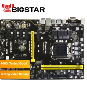 Biostar TB250-BTC DDR4-Miningplatte für Intel LGA 1151 32 GB DVI SATA3 B250 6 Hauptverkaufsplatten MAE BTC B250C - №3