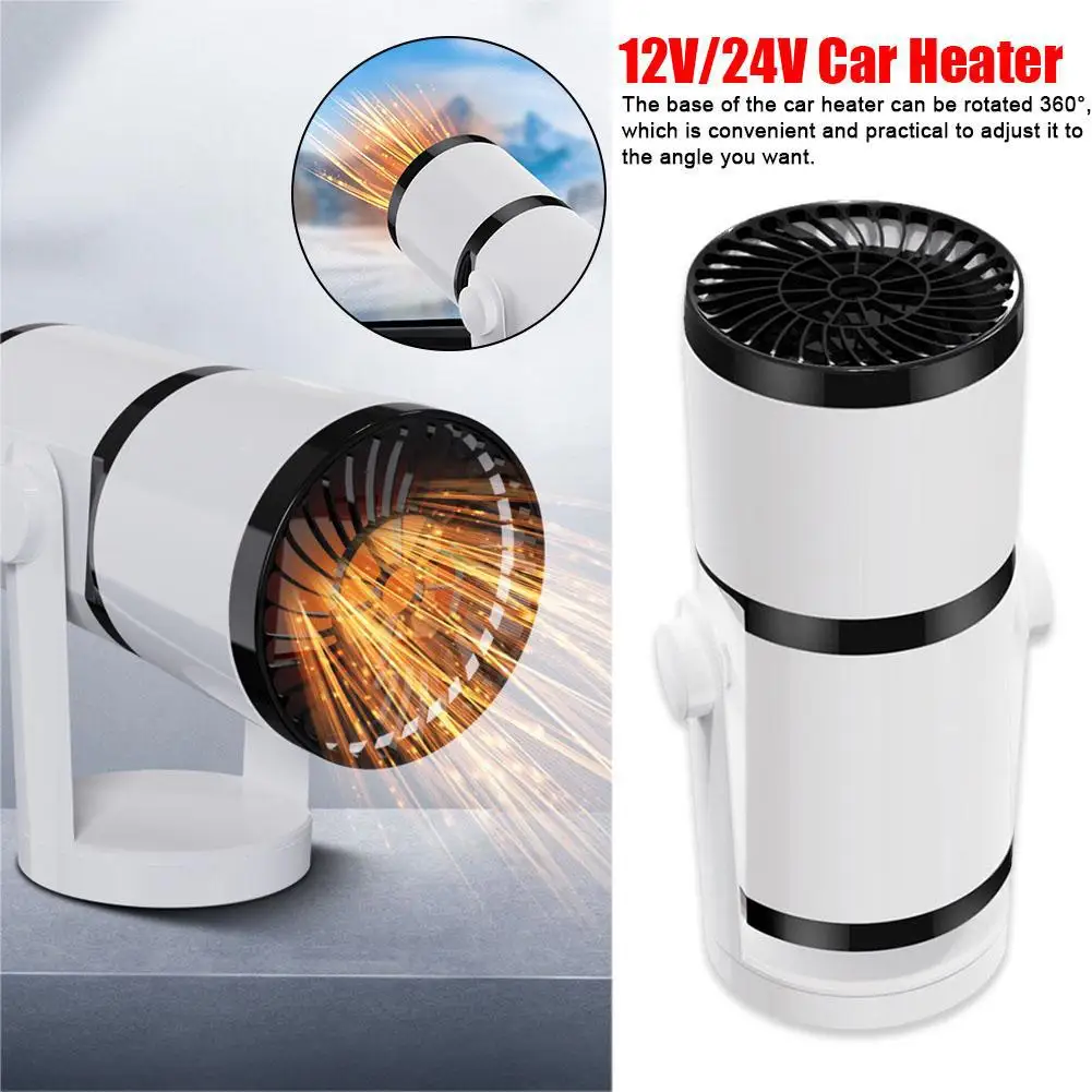 NEW 12V Car Heater Demister Defogger Frost Snow Fog Car And Portable Fan Tool Heating Winter Heating Removal Cooling Car Fa A6Q5