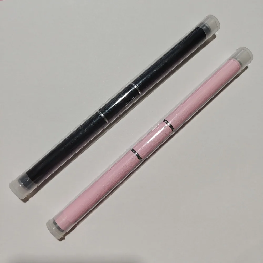 Spazzola e raccoglitore per gel durevole 2 IN 1 Spazzola per unghie in gel portatile a doppia estremità portatile a doppia estremità Spazzola e spatola per unghie