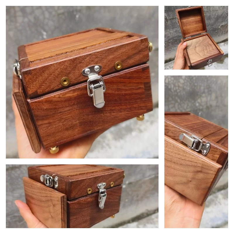 

Wooden Watercolor Painting Box Art Student Painting Graffiti Outdoor Sketching Watercolor Paints Portable Drawer Storage Box