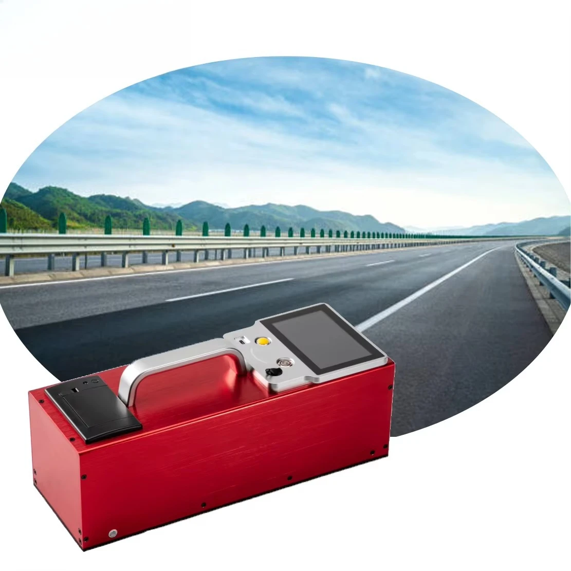 Electronic Measuring Instruments Vertical Sign Horizontal Retroreflectometer for Road Signs