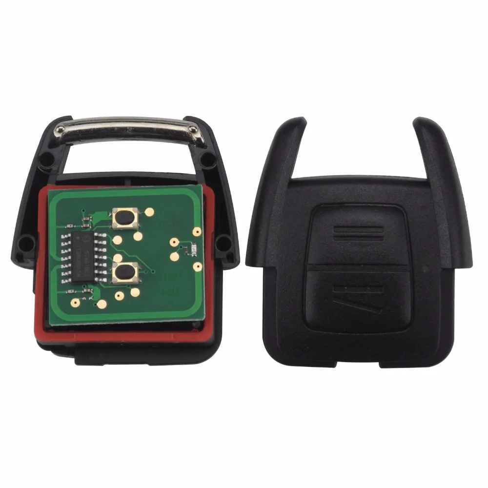 Jingyuqin 2 pulsanti telecomando chiave auto Chip ID40 per Vauxhall Opel Astra Vectra Zafira ASK 433.92MHz DELPHI 1998-2005