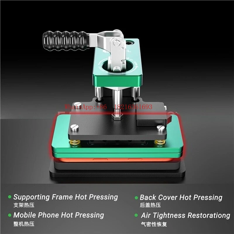 screen repair mini heating and pressure holding table back cover heating air tightness recovery camera head avoidance design