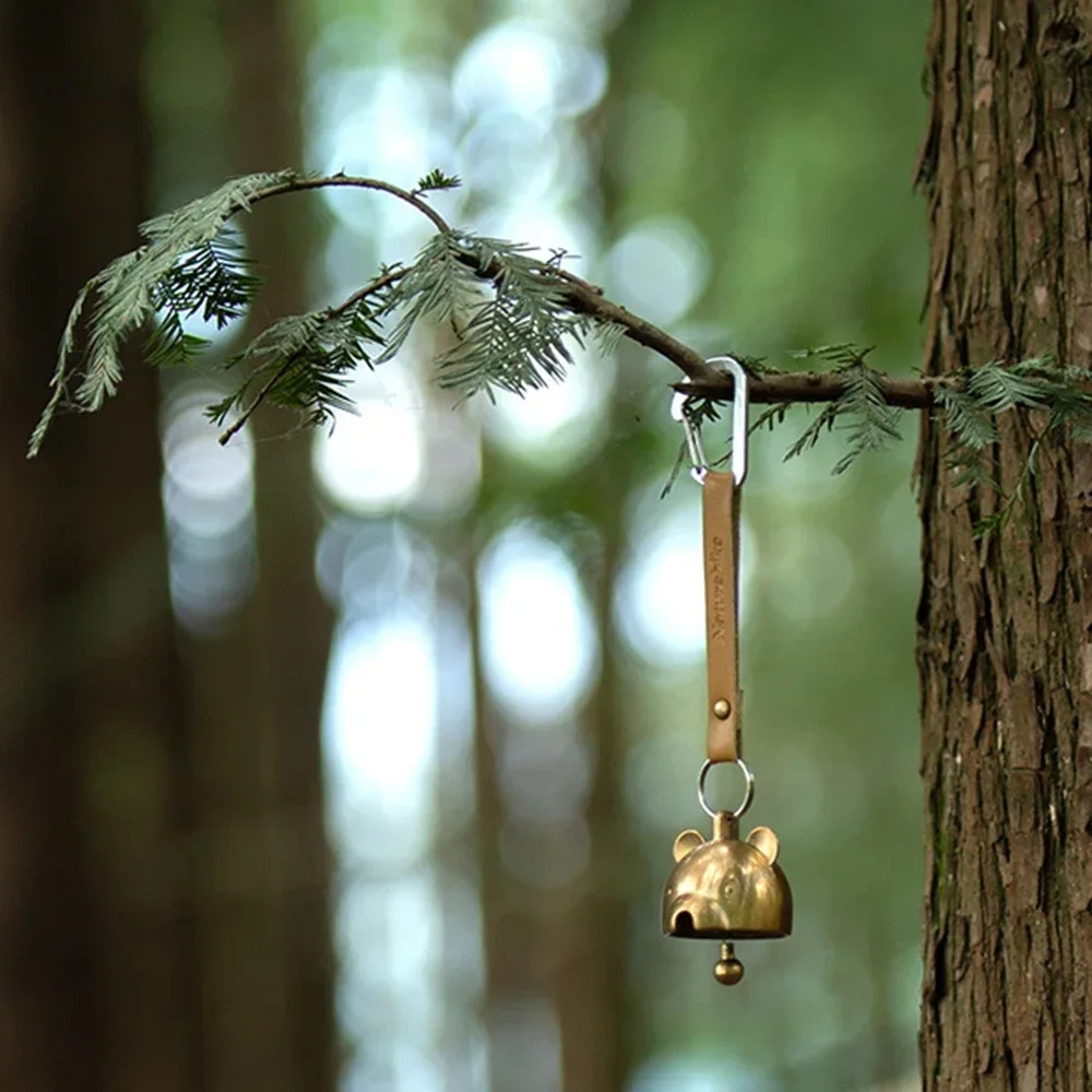 

Naturehike Metal Bell Pendant Outdoor Camping Brass Wind Chime Atmosphere Decoration Pendant Bell Large Opening Buckle