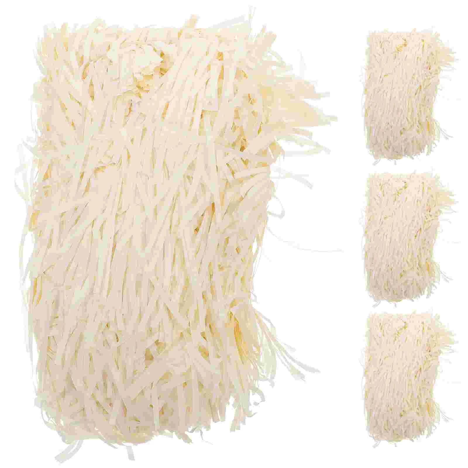 

4 Bags Filler Paper Basket Stuffing Christmas Gift Boxes Shredded Tissue Packing Packaging Other Festive Items