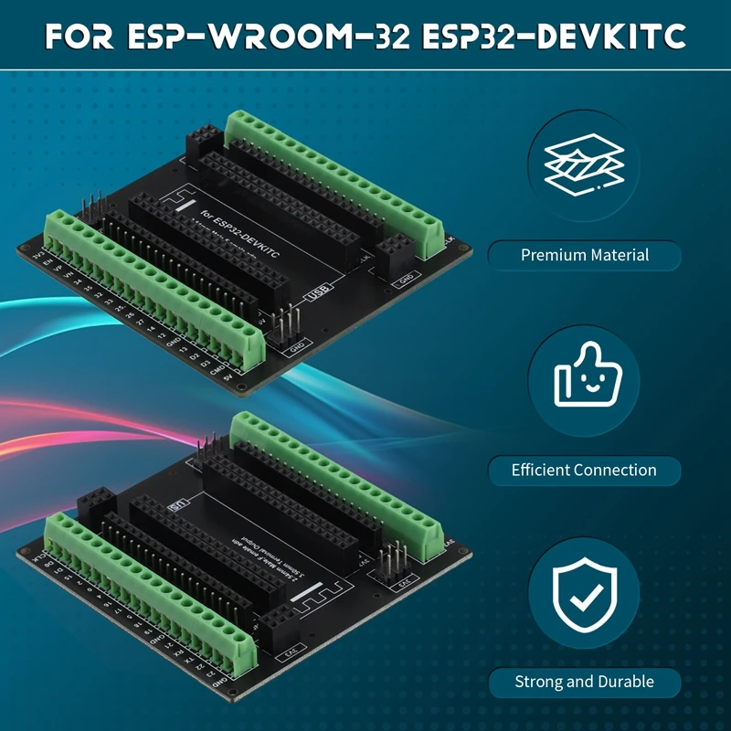 ESP32 Expanding Board Breakout Board For ESP-WROOM-32 ESP32-Devkitc GPIO 1 Into 3 38Pins ESP32 Module