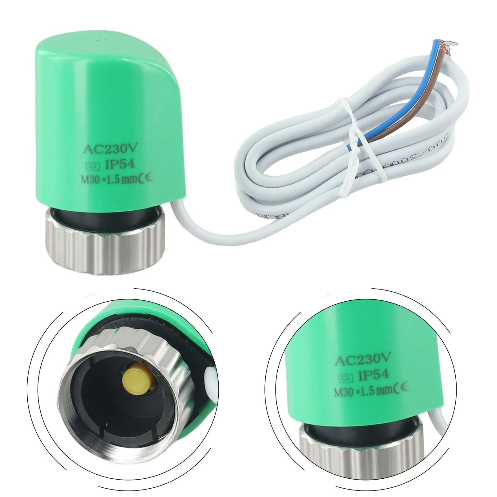 Energy Saving Solution with AC230V Electric Thermal Actuator for Floor Heating Radiator Valve  Stable Performance