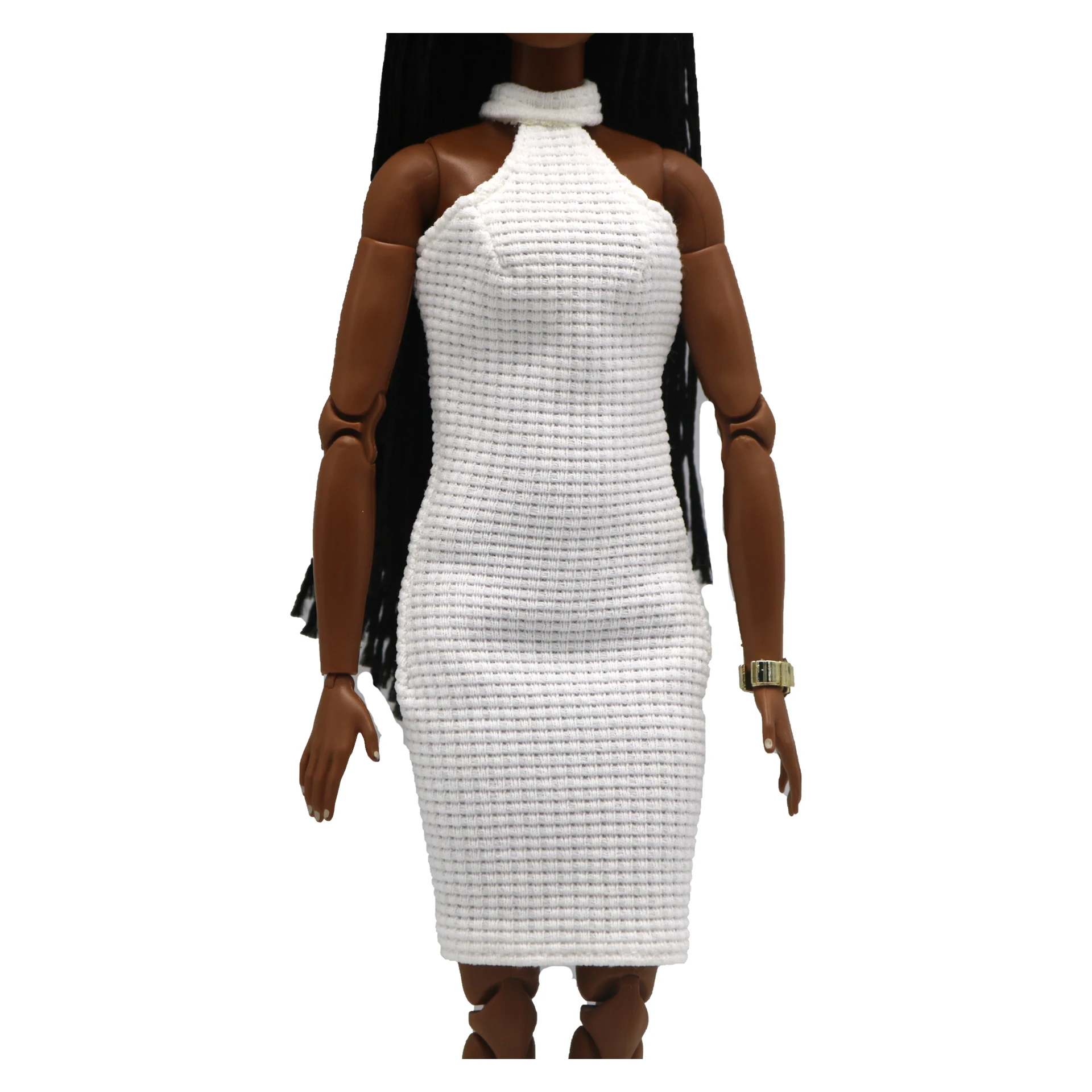 New 30cm 1/6 Elasticity halter neck dress Daily Wear Accessories Clothes for Barbies doll