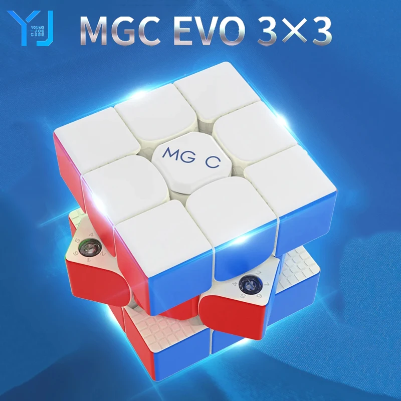 YJ YongJun MGC EVO 3×3×3 Magnetic Magic Cube 3x3 Professional Cubing 3x3x3 Speed Puzzle Children Toys 3×3 Speedcube Magico Cubo