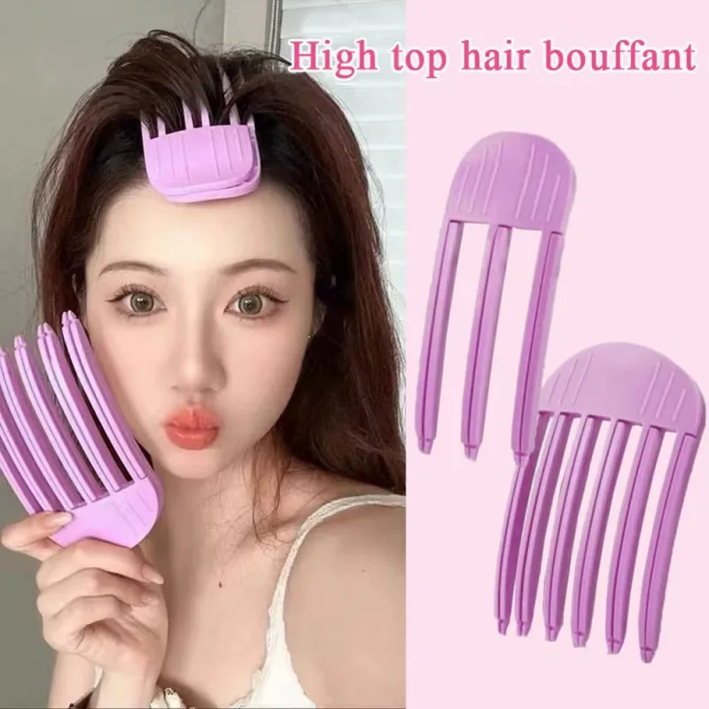 Hair Root Fluffy Hair Clips Lazy Hair Top Styling Curling Barrel Portable Korean Hair Clips Hair Rollers Bangs Volumizing Clip